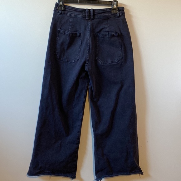 Pull and Bear Wide Leg Black Jeans - Picture 6 of 6